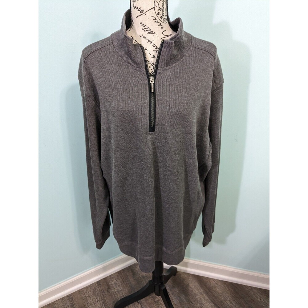 Rainforest Sweatshirt Jacket Mens quarter zip pullover extra large
